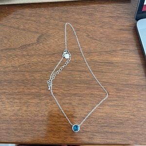 Blue sapphire necklace